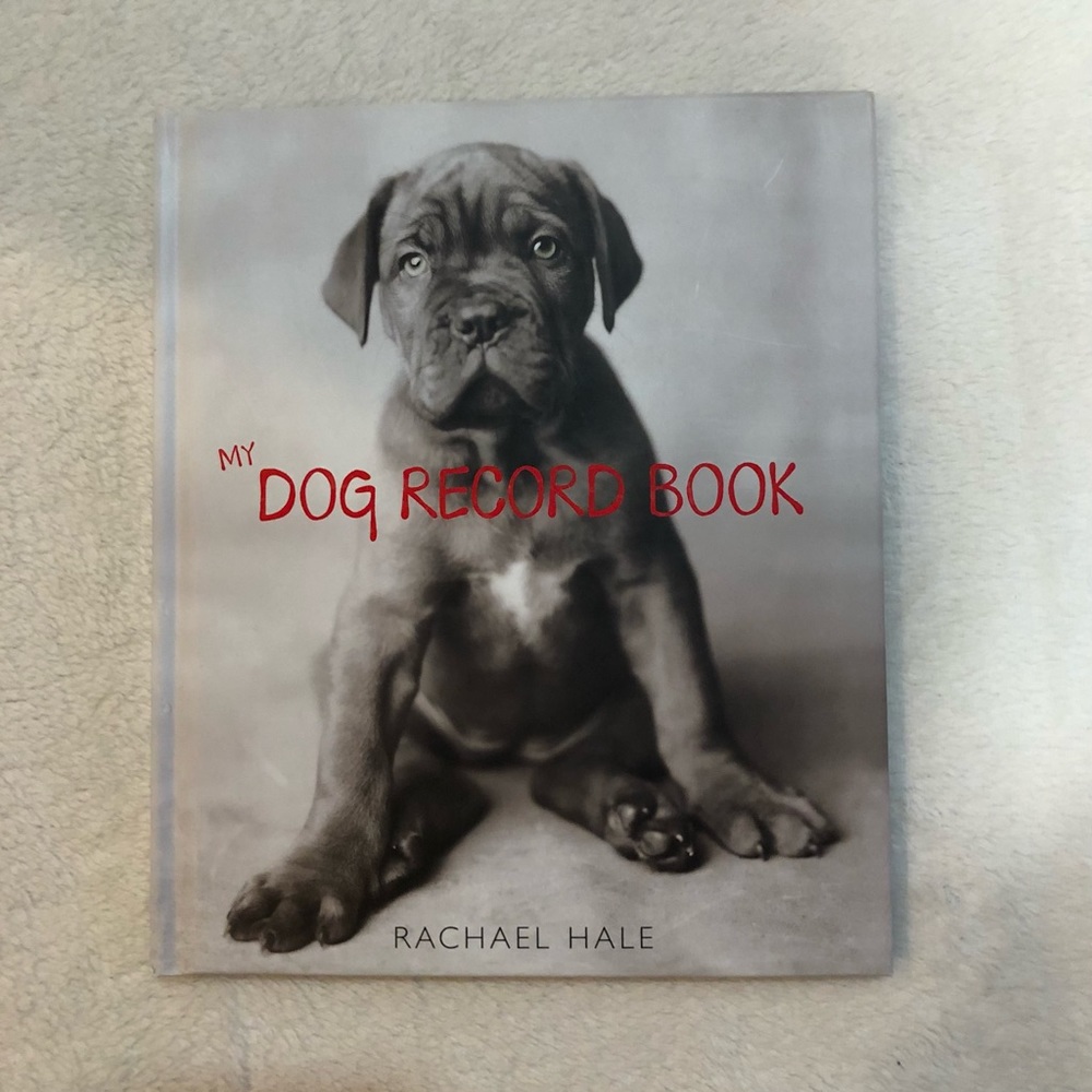 ‘My Dog Record Book’ Hardcover by Rachael Hale